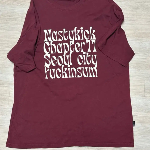 [BUNJANG] Nasty Kick T-Shirt / 네스티킥 반팔티