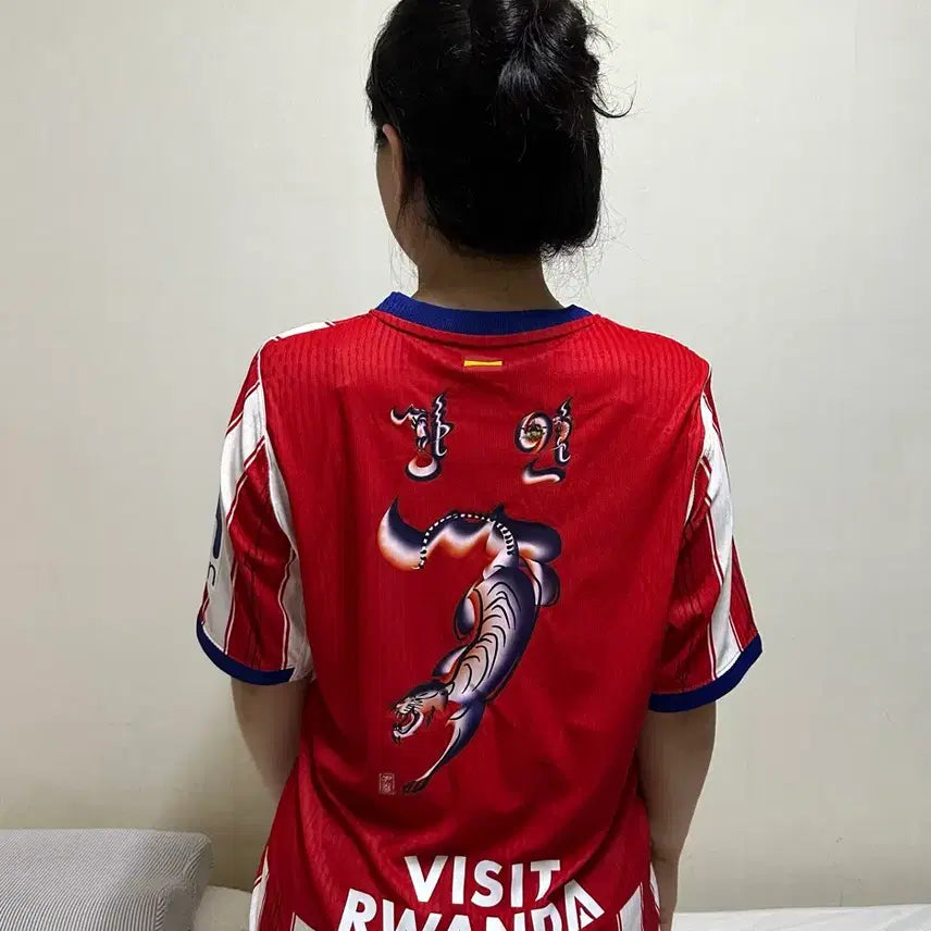 [BUNJANG] Lee Kang-in Atletico Madrid Authentic Jersey (Size M) / 이강인 아틀레티코 유니폼