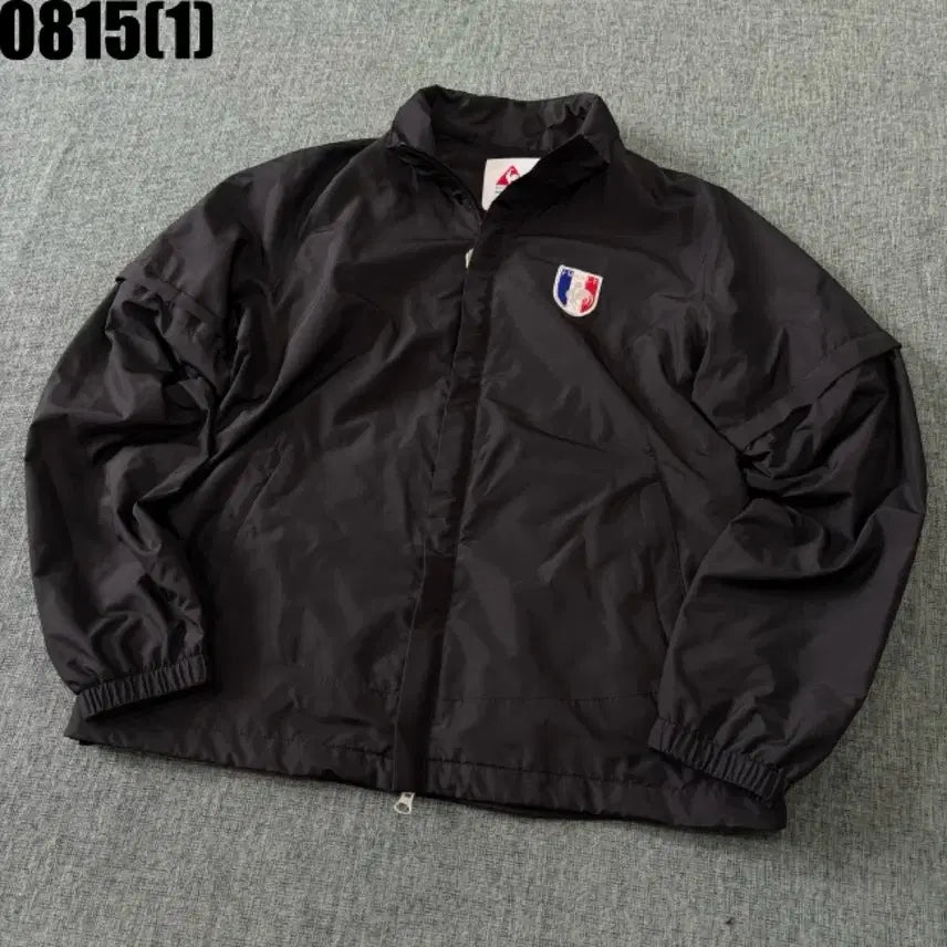 [BUNJANG] Le Coq Sportif Windbreaker Jumper Black L / 르꼬끄 스포르티브 바람막이 점퍼 블랙 L