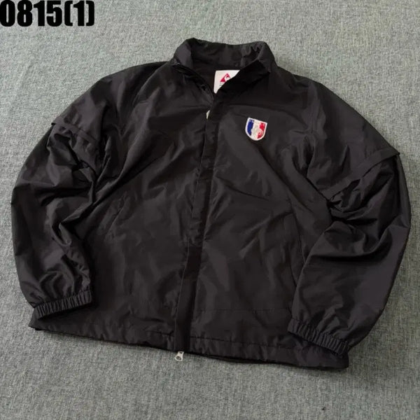 [BUNJANG] Le Coq Sportif Windbreaker Jumper Black L / 르꼬끄 스포르티브 바람막이 점퍼 블랙 L