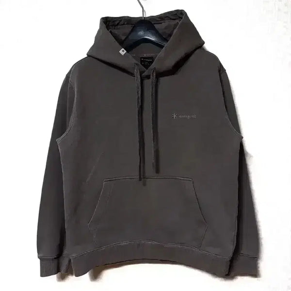 [BUNJANG] Snow Peak Small Logo Hoodie Charcoal S / [S,90]스노우피크 스몰로고 후드티 차콜
