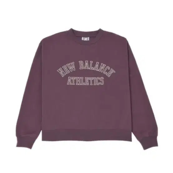 [BUNJANG] New Balance Purple Fleece Sweatshirt / 뉴발란스 맨투맨 퍼플(기모)