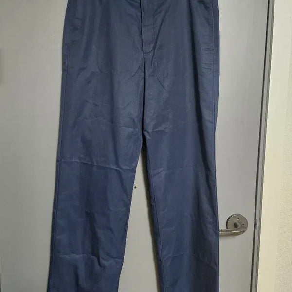 [BUNJANG] Solid Homme Navy Cotton Trousers / 솔리드 옴므 네이비 면바지. 32. 34