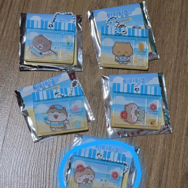 [BUNJANG] TINTIN TINKLE Random Shaker Keyring / 틴틴팅클 랜덤 쉐이커 키링(교환)