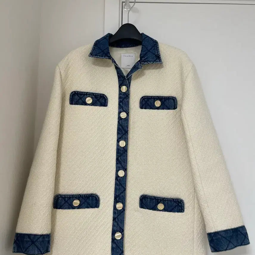 [BUNJANG] Sandro Jennie Tweed Jacket Size 34 / 산드로 제니 트위드 자켓 34사이즈