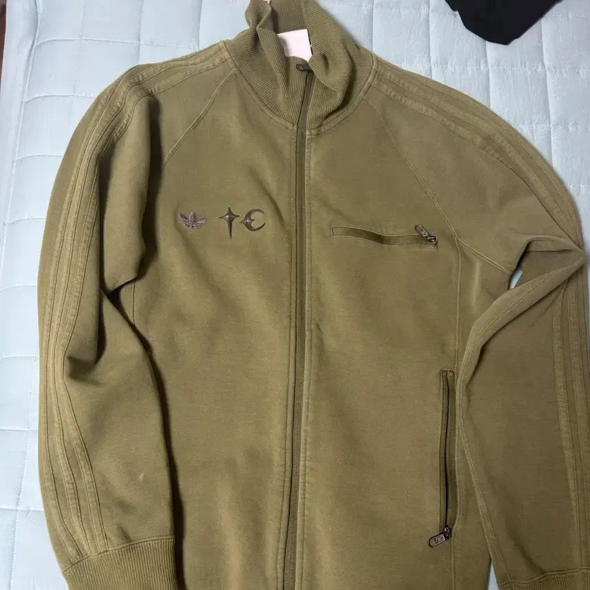 [BUNJANG] Adidas x Thug Club Track Top Jersey Olive - Medium / 급처!!아디다스 떠그클럽 트랙탑 져지 올리브 -m