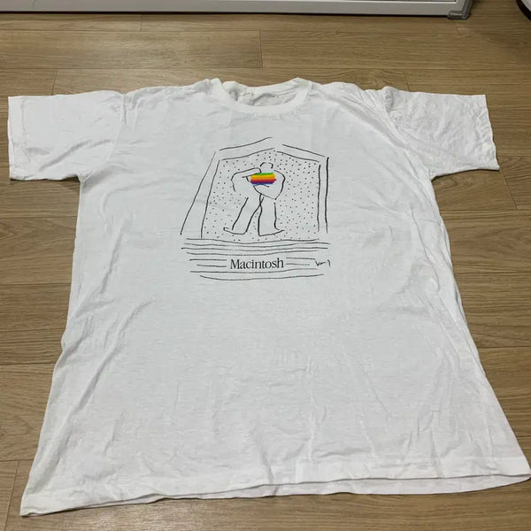 [BUNJANG] Vintage 80s-90s Apple Macintosh Single Stitch T-Shirt / L)80s-90s 애플 매킨토시 Apple 싱글스티치 티셔츠