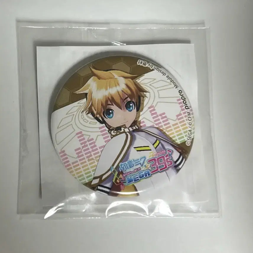 [BUNJANG] Vocaloid Kagamine Len Mega 39's Can Badge / 보컬로이드 카가미네 mega39's 렌 캔뱃지