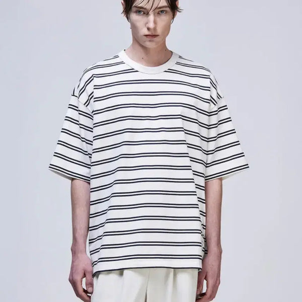 [BUNJANG] Songzio 25SS Charles Stripe T-Shirt / 송지오 25ss 샤를로 티셔츠 판매
