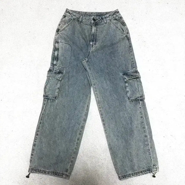 [BUNJANG] Sculptor Women's Cargo Denim Pants / [M,95]스컬프터 여성 카고 데님팬츠 청바지