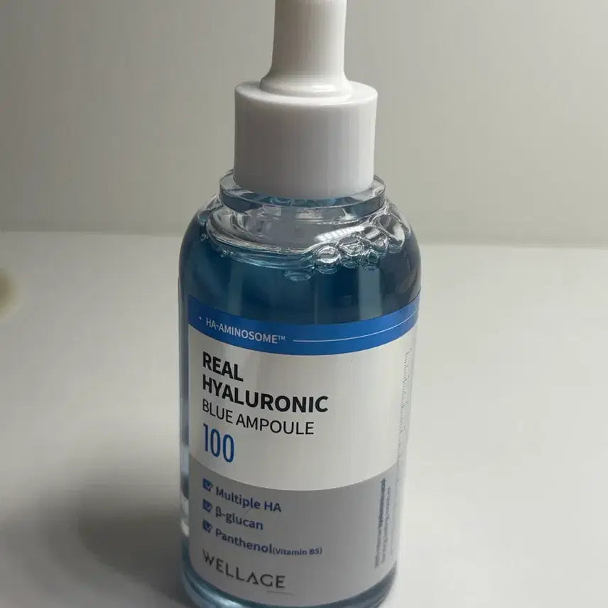[BUNJANG] Wellage Real Hyaluronic Blue 100 Ampoule 60ml / 웰라쥬 리얼 히알루로닉 블루 100 앰플 60ml