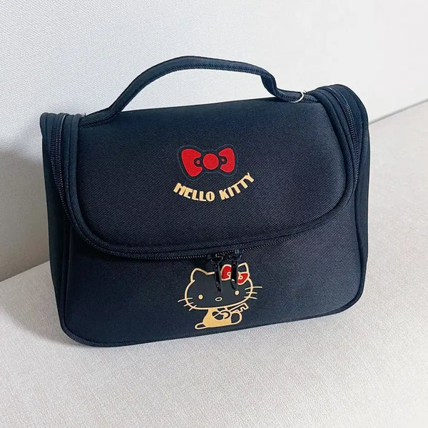 [BUNJANG] Hello Kitty Black Cosmetic Pouch / 헬로키티 블랙 화장품 파우치