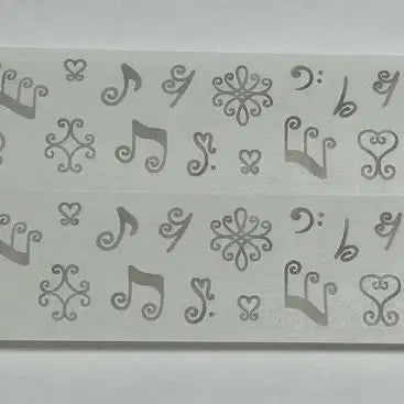 [BUNJANG] Uriuri High Treble Clef Kiss Cut Stickers / [마테띵] 우루루 높은 그림자리표 키스컷