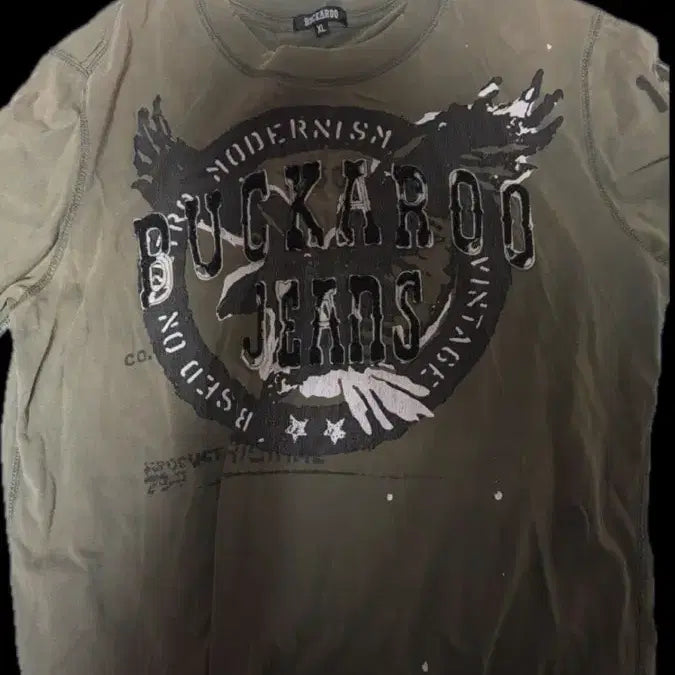 [BUNJANG] Buckaroo Vintage Rock Chic Short Sleeve T-Shirt XL / 버카루 펑크 빈티지 락시크 반팔티
