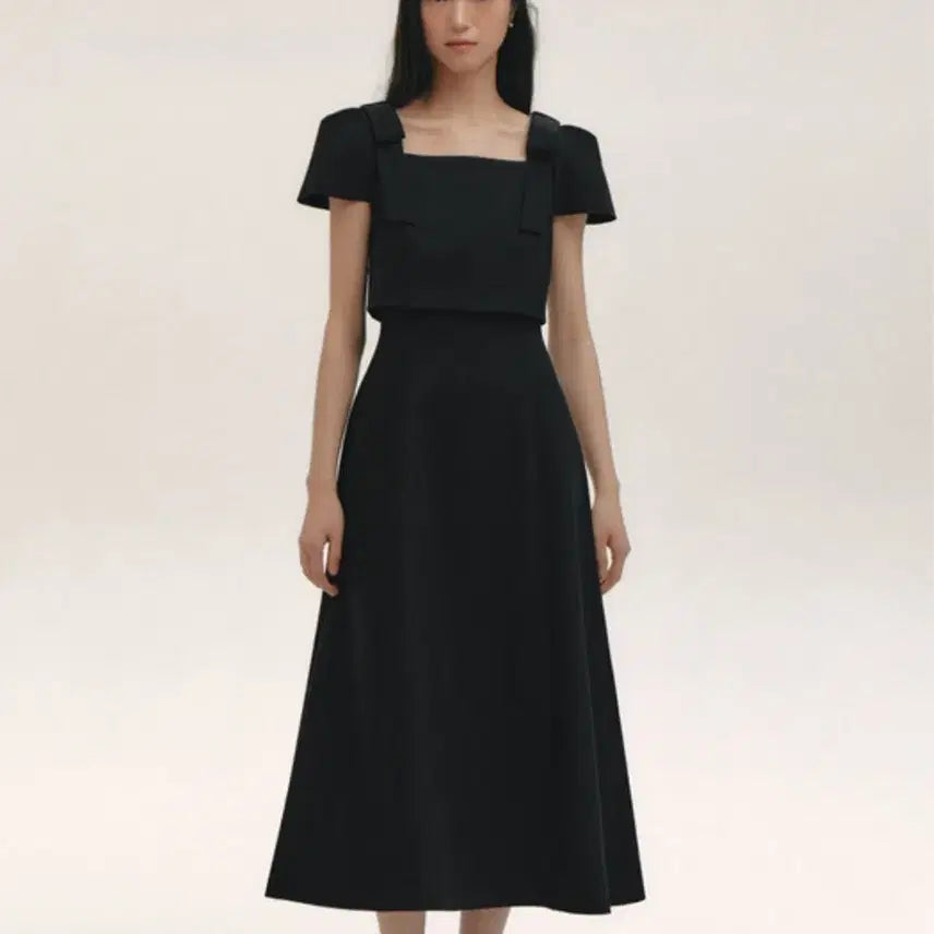 [BUNJANG] Floom Overlay Cupcake Dress XL Black / 플로움 오버레이 컵케이크 원피스 xl  사이즈