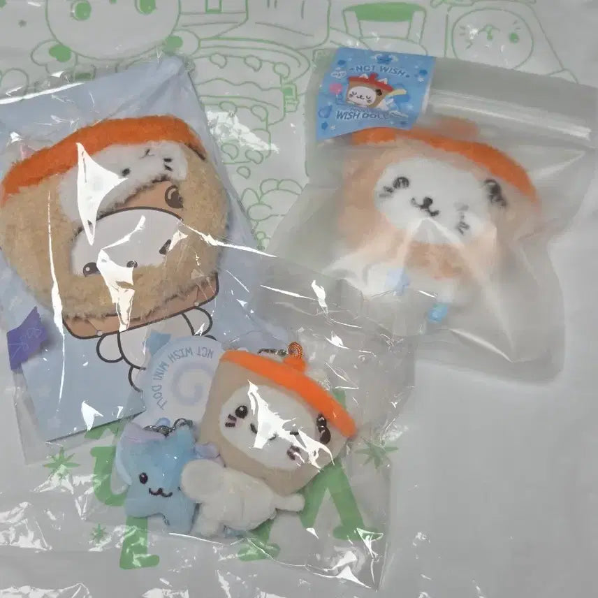 [BUNJANG] Yushi Pocket Wish Doll Bubble Nyan Mini Doll Bubble Nyan Hat Keyring Bundle Set (Sealed) / 미개봉일괄)유우시 포켓위시돌 버블냥 미니돌버블냥 모자키링