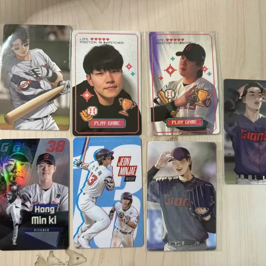 [BUNJANG] Lotte Giants Hong Min-gi & Jeon Min-jae Special Photocard / 롯데 홍민기 전민재 스페셜 포카 포토카드 판매 자이언츠