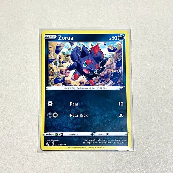 [BUNJANG] Pokemon Card North America Sword & Shield Zorua Card / (포켓몬카드) 북미 소드실드 조로아 카드