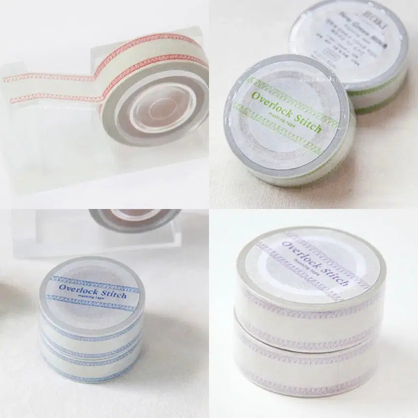 [BUNJANG] Voki Overlock Stitch Masking Tape / 보키 overlock stitch 마테띵