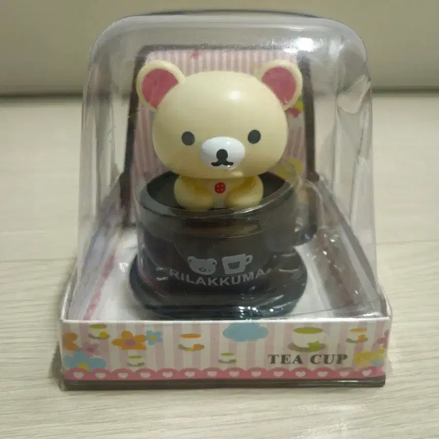 [BUNJANG] Rilakkuma Teacup Figure Solar Powered New / 리락쿠마 티컵 피규어 태양열 새상품