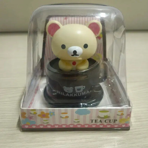 [BUNJANG] Rilakkuma Teacup Figure Solar Powered New / 리락쿠마 티컵 피규어 태양열 새상품