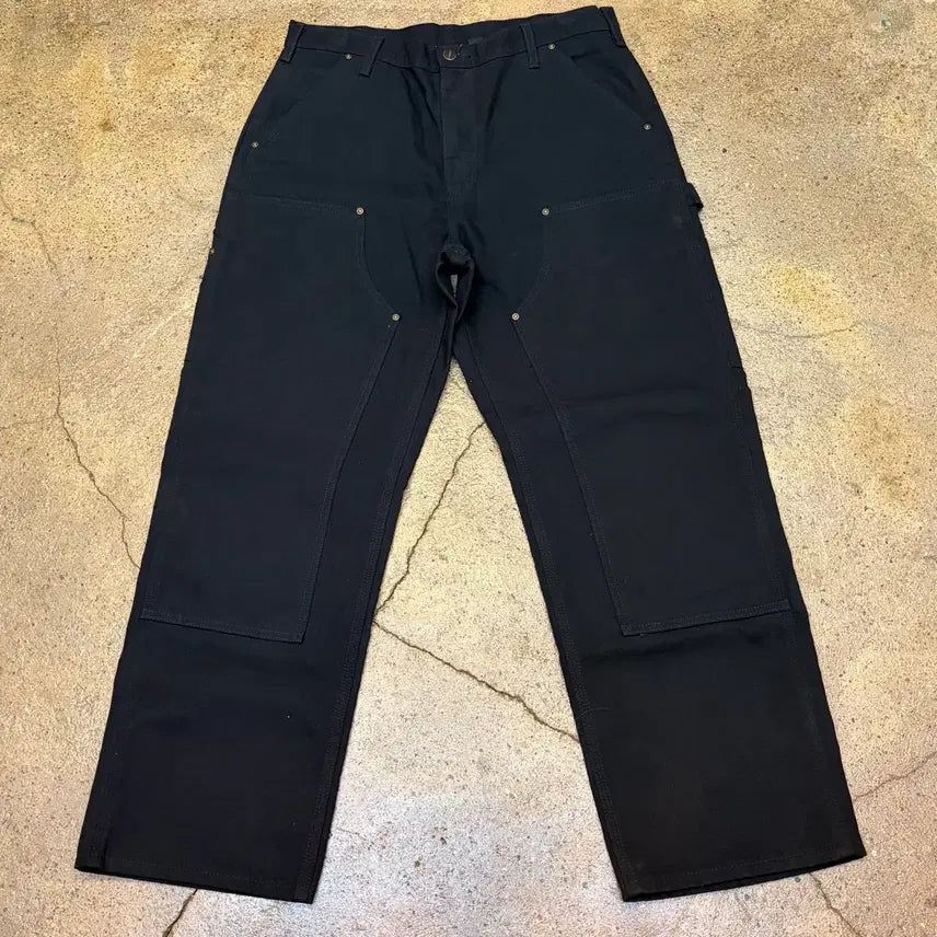 [BUNJANG] Carhartt Double Knee Sandstone Carpenter Work Pants / 새상품 USA 칼하트 더블니 샌드스톤 카펜터 워크팬츠