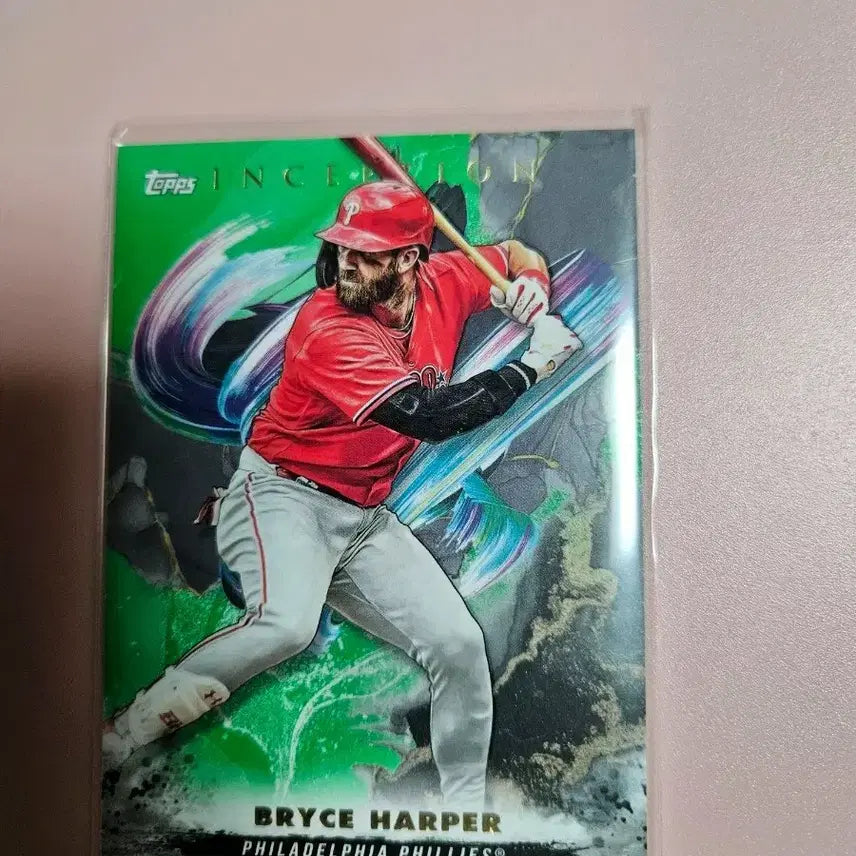 [BUNJANG] Bryce Harper 2023 Topps Inception Green Baseball Card / 필라델피아)브라이스 하퍼 2023 탑스 Inception Green