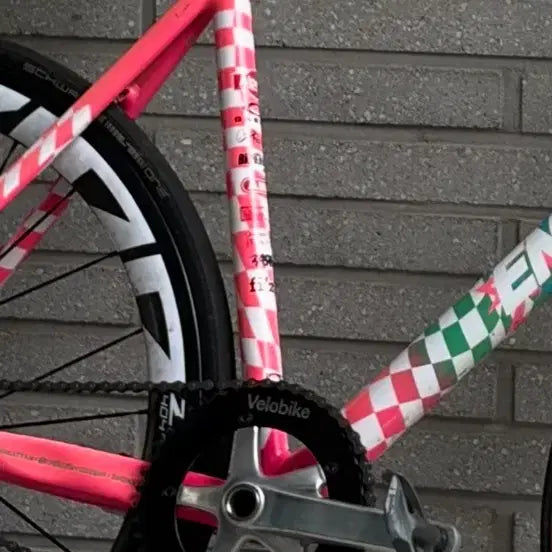 [BUNJANG] Omnium Silver 165mm Crankset with Velobike Chainring 49t / 옴니움 실버 165미리+벨로바이크 체인링 49t