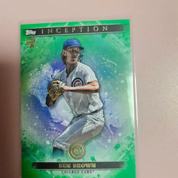 [BUNJANG] Topps 2024 Inception Green Rookie Cup's Ben Brown / 컵스)벤 브라운 2024 탑스 Inception Green 루키