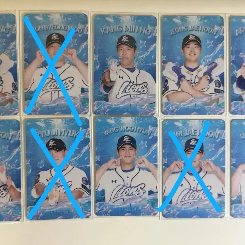 [BUNJANG] Samsung Lions Summer Photocard / 삼성 라이온즈 포카 썸머 포토카드