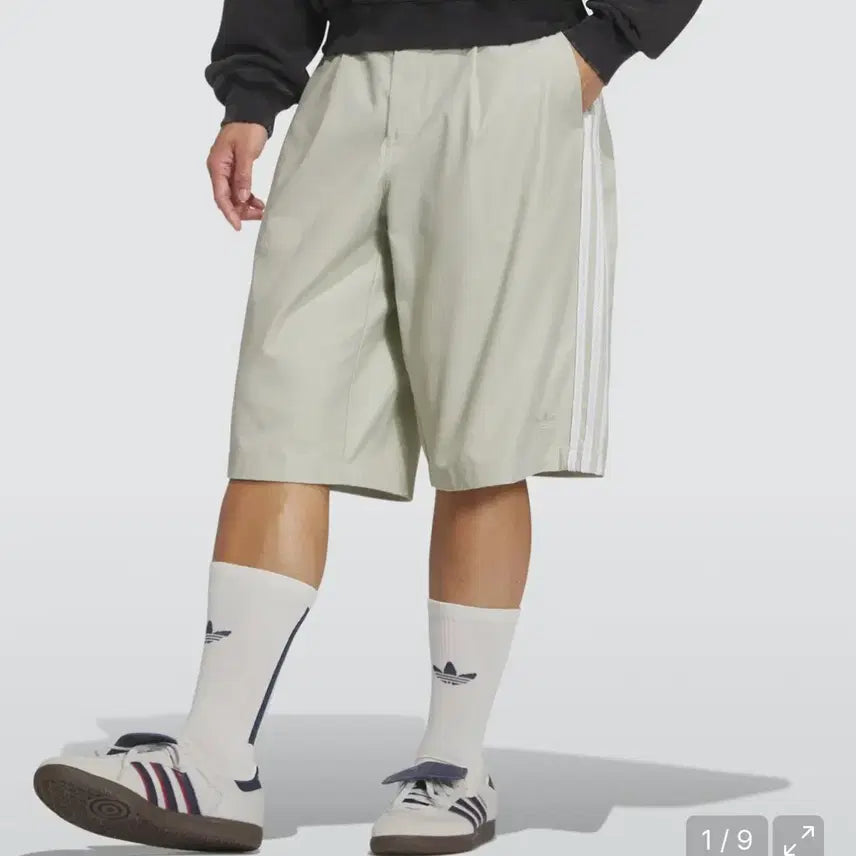 [BUNJANG] Adidas YES IC Bermuda Shorts Putty Grey S / 아디다스 예스아이씨 버뮤다 팬츠 퍼티 그레이 S
