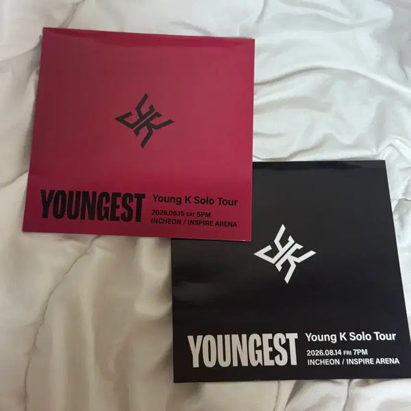 [BUNJANG] Young K Concert Admission Gift Set (First & Middle Concert) Sealed / 영케이 입장기프트 첫+중콘 미개봉