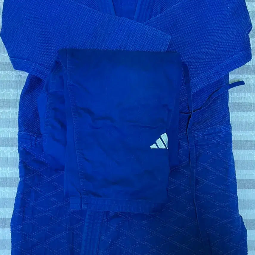 [BUNJANG] Adidas Champion 3 Blue Judo Uniform 175 / 아디다스 챔피언3 청색 유도복 175