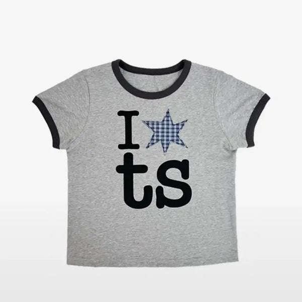 [BUNJANG] Magnesium Carbonate Ringer T-Shirt Grey Size 1 Short Sleeve / 탄산 마그네슘 링거 티셔츠 그레이 1 사이즈 반팔