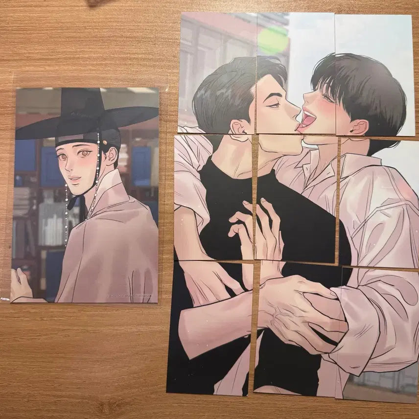 [BUNJANG] Night Ravings' Graphic Novel 'The Night Ravings' Photocard Set + Postcard Bundle / 야화첩 모펀 포토카드 세트+엽서 일괄