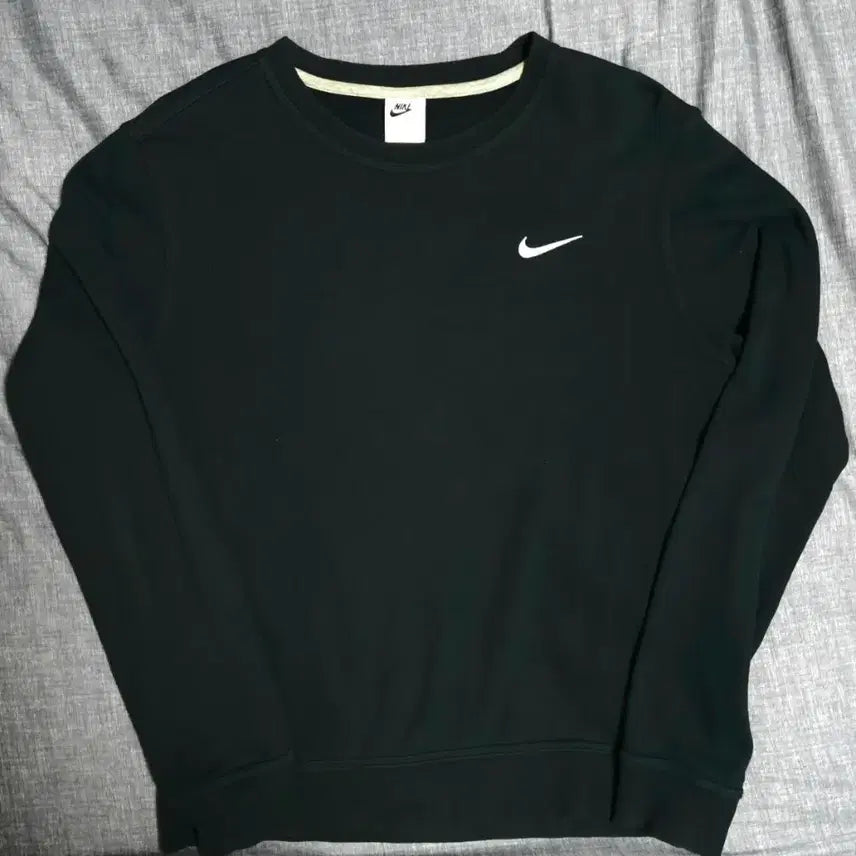 [BUNJANG] Nike Swoosh Sweatshirt Black L / 나이키 스우시 맨투맨 블랙 L