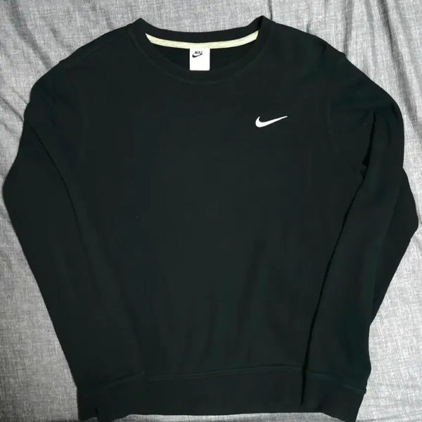 [BUNJANG] Nike Swoosh Sweatshirt Black L / 나이키 스우시 맨투맨 블랙 L