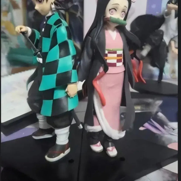 [BUNJANG] Demon Slayer Tanjiro & Nezuko "Bond of Siblings" Figure Set (Sega) / 귀멸의 칼날 탄지로 네즈코 피규어 일괄 2.0 남매의인연 피규어 세가 피규어 정품맞슴니다