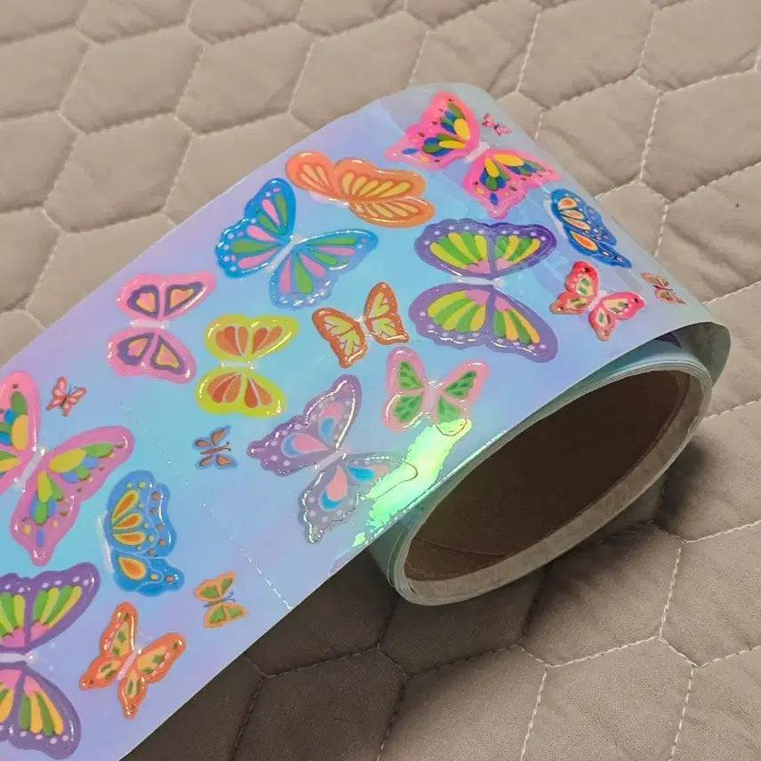 [BUNJANG] Sandy Lion Pearly Butterfly 26 Cut Roll / 샌디라이온 펄리 나비 26컷 롤&컷