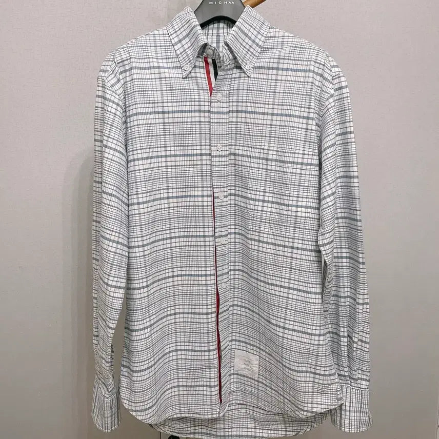 [BUNJANG] Thom Browne New York Check Shirt Size 3 / 톰브라운 뉴욕 체크 셔츠 3