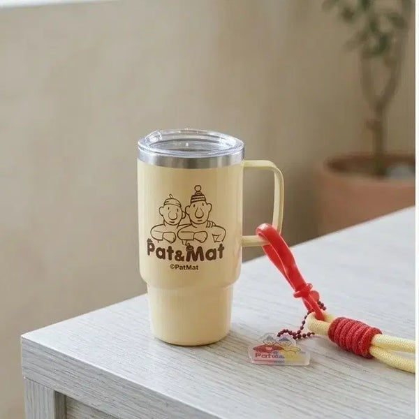 [BUNJANG] Pat & Mat Mini Tumbler Keychain / 패트와매트 초미니 텀블러 키링 (새 상품)