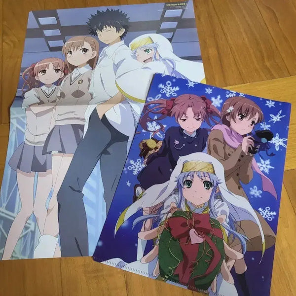 [BUNJANG] A Certain Magical Index A Certain Scientific Railgun Poster & Clear File Set / 어마금 어과초 포스터, 클리어파일