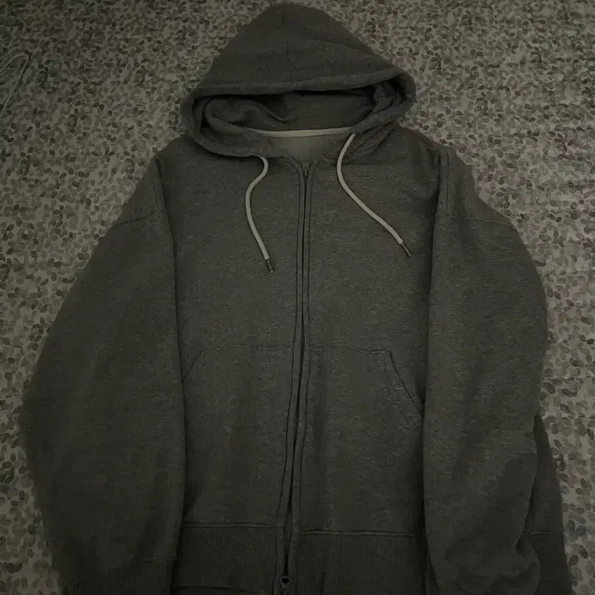 [BUNJANG] SPAO Grey Hoodie Zip-Up / 스파오 후드집업