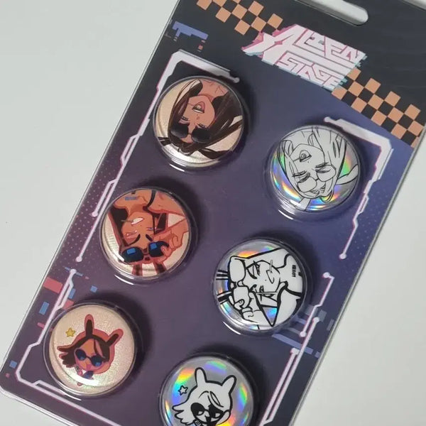 [BUNJANG] HyunA Alien Stage Vaniste Badge Set / [미사용] 에일리언 스테이지 바니스테 현아 뱃지 세트