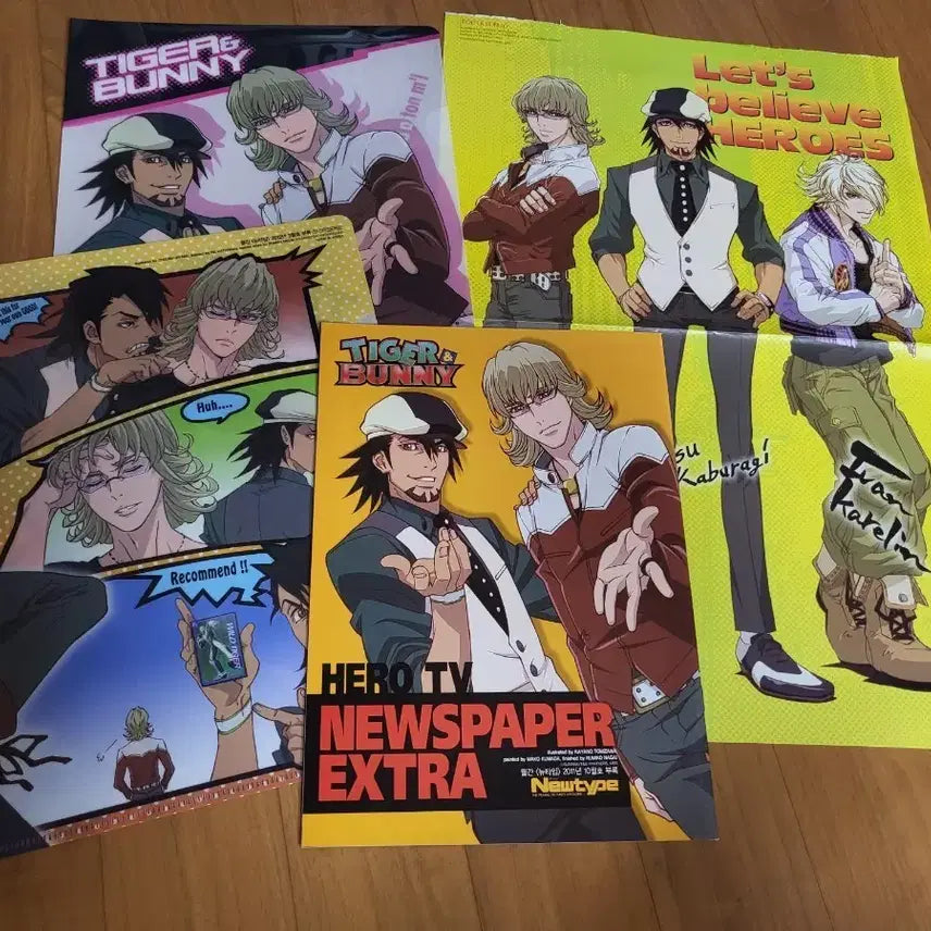 [BUNJANG] Tiger & Bunny Poster, Holder, Interview Book / 타이거 앤 버니 포스터, 홀더, 인터뷰집