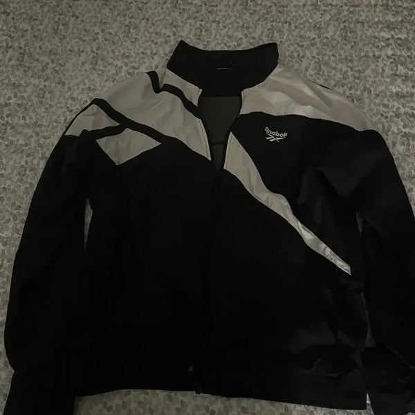 [BUNJANG] Reebok Track Top Black/White / 리복 트랙탑 블랙/화이트