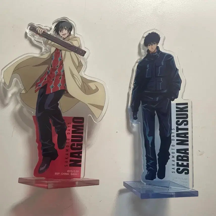[BUNJANG] Sakamoto Days Nagumo & Seba Natsuki Acrylic Stand Bundle / 사카모토 데이즈 아크릴 스탠드 나구모 & 세바 나츠키 일괄 판매