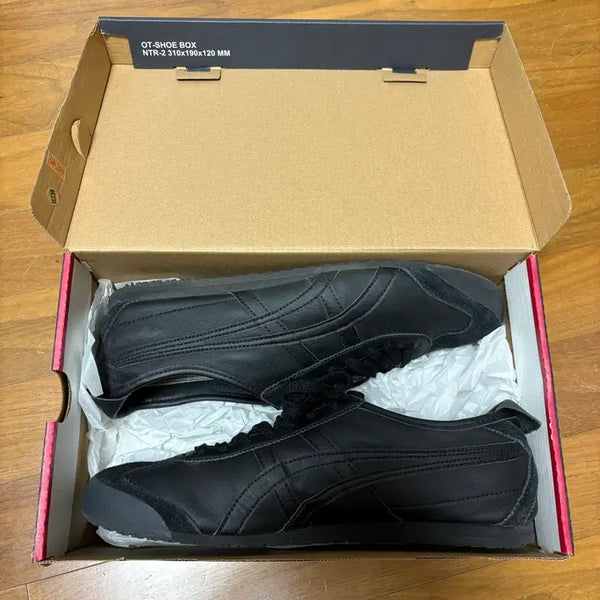 [BUNJANG] Onitsuka Tiger Mexico 66 Black Shoes / 오니츠카 타이거 멕시코 66 블랙