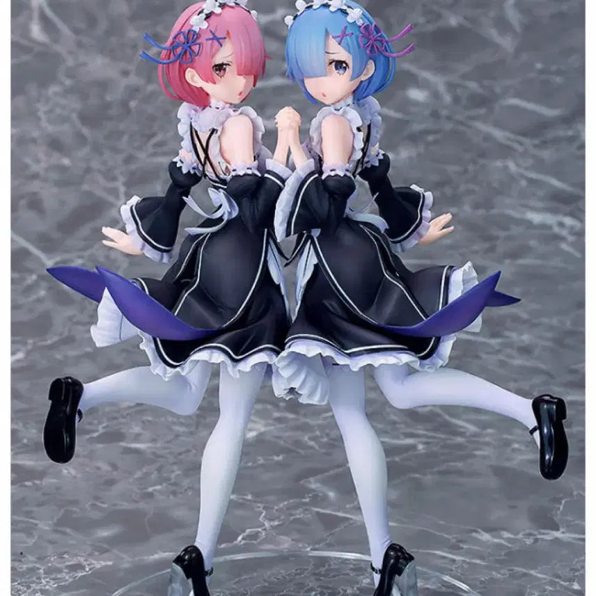 [BUNJANG] Soyeokusha Re:Zero Rem & Ram Figure Set / 소요쿠샤 리제로 렘람