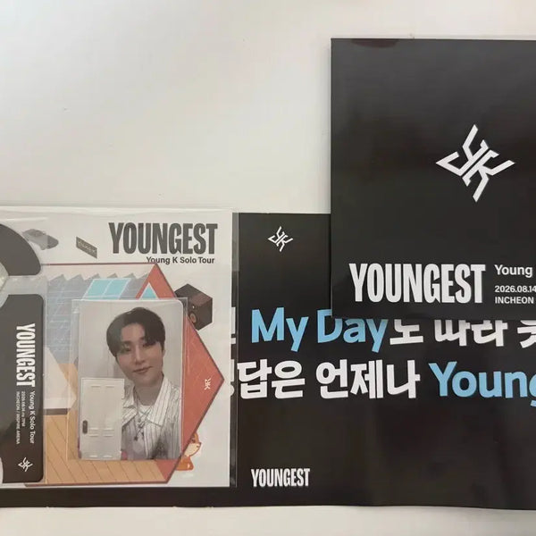 [BUNJANG] Young K First Concert Entry Gift & Paper Slogan / 영케이 첫콘 입장 기프트 + 종이 슬로건